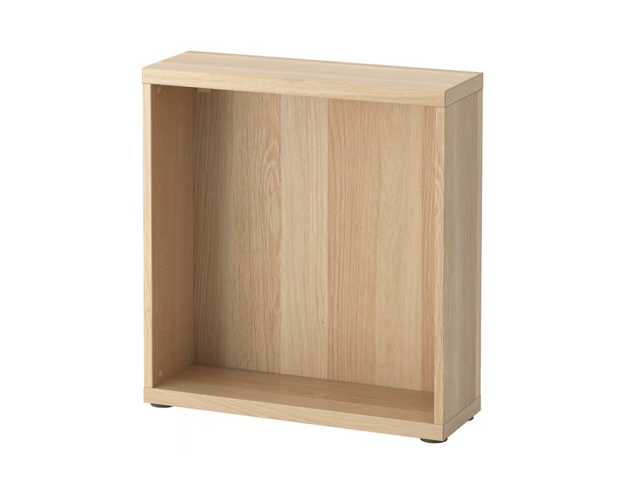 BESTA Frame, white stained oak effect, 60x20x64 cm, 10247416