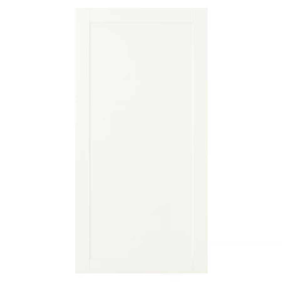 SANNIDAL Door, white, 60x120 cm, 00395544