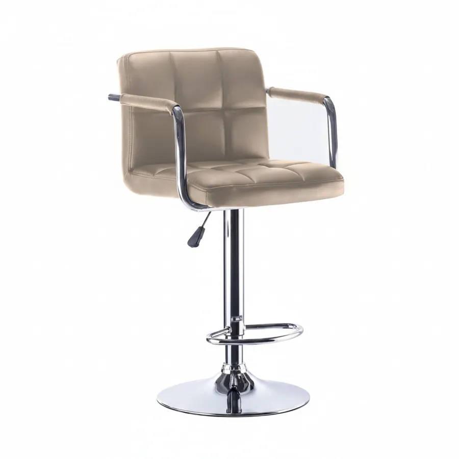 DLC Leonardo Barstool 54x47 H60-80 cm - Beige