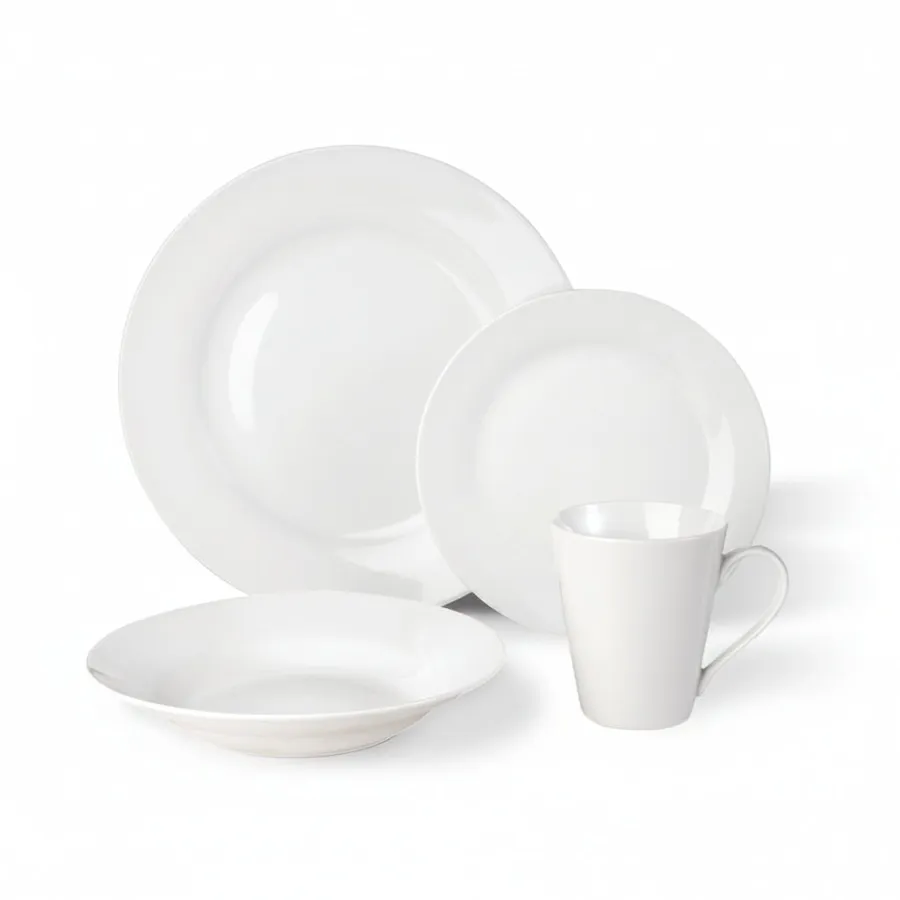DLC Kind Service Set 24Pcs - White