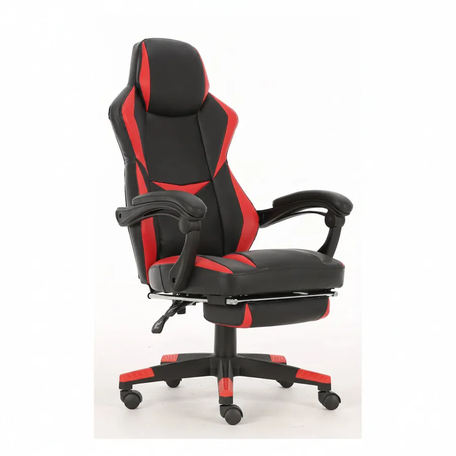 DLC Daka Office Swivel Chair - Black/Red