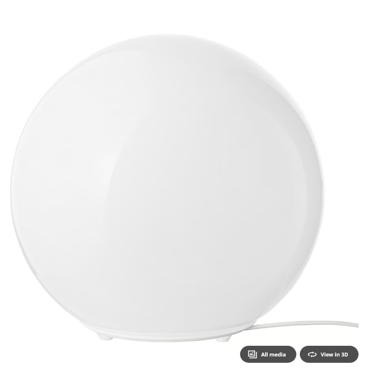 FADO Table lamp, white, 25 cm 100.963.75 (new code )