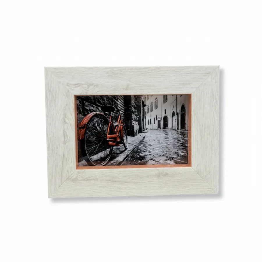 INTCO Photo 3073 Frame 10x15 cm - White/Orange