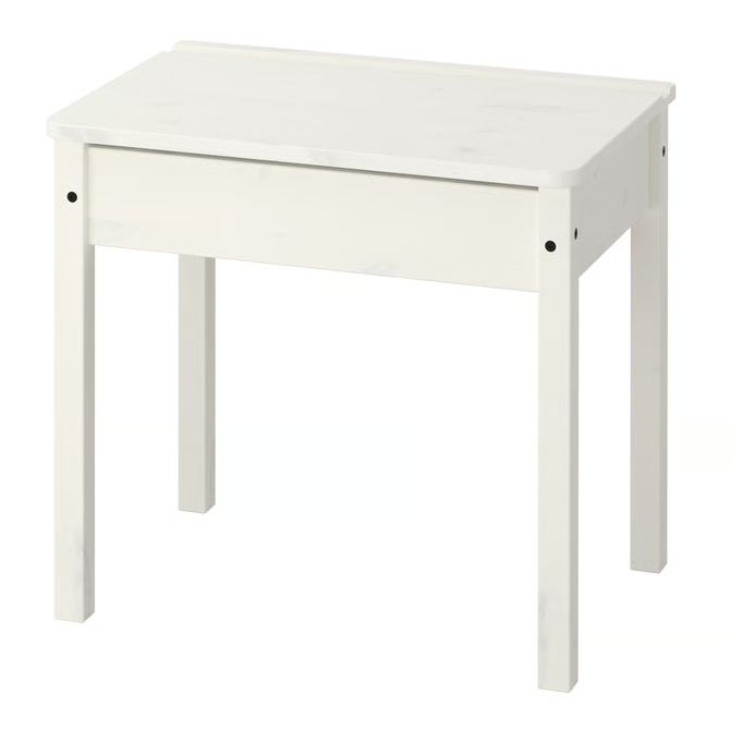 SUNDVIK Children's desk, white, 60x45 cm 70388314