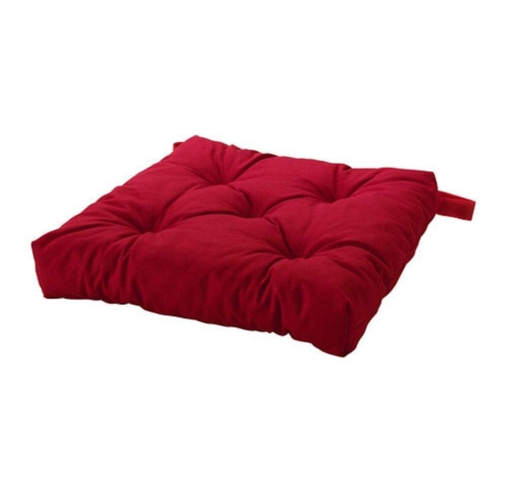 Malinda Chair Cushion, 40x38x7 cm, red, 50536400