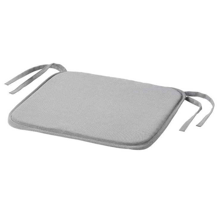 ASKNATFJARIL Chair pad, grey 34x34x1.5 cm 30507328