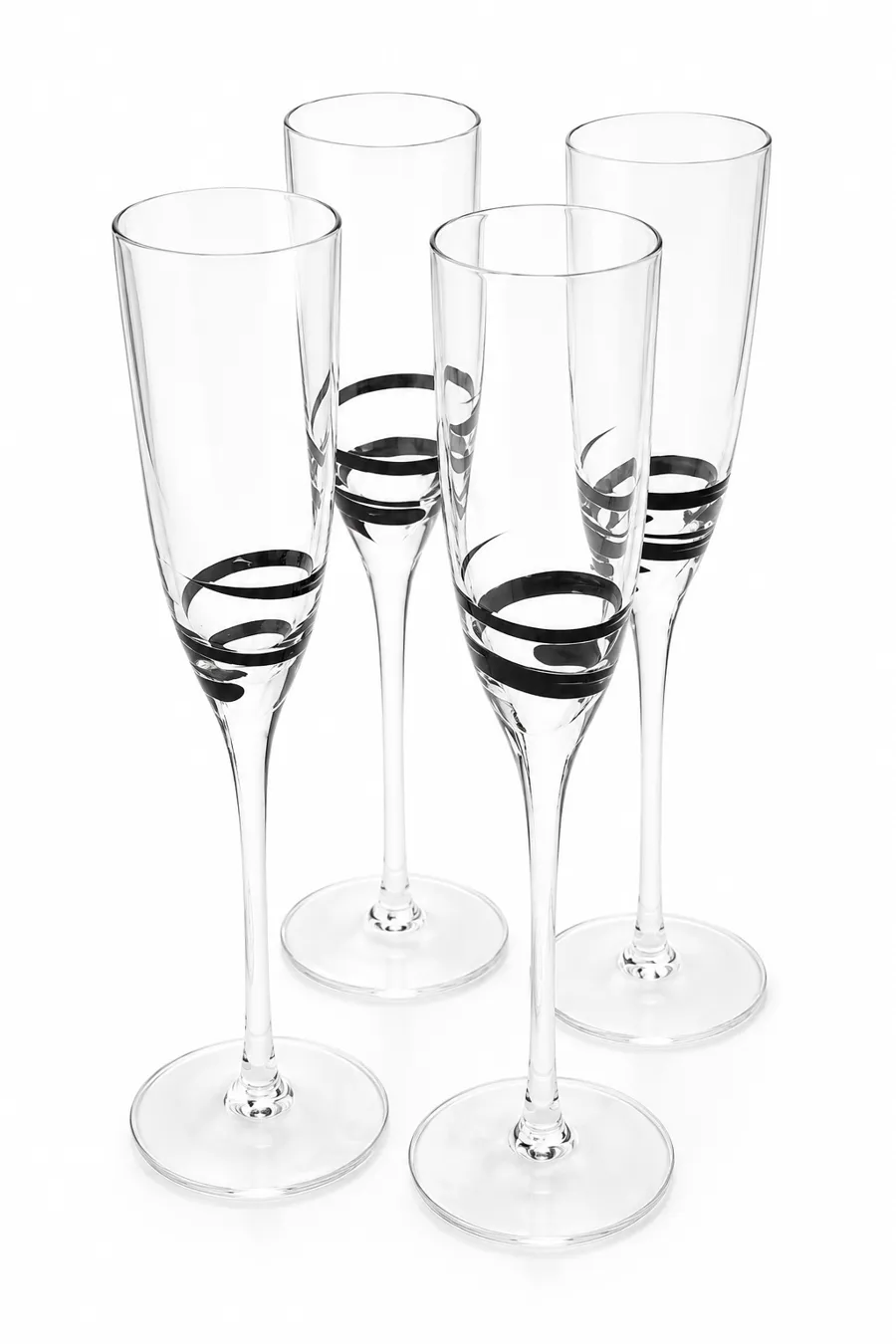 DLC Set of 4 champagne glass - Linea