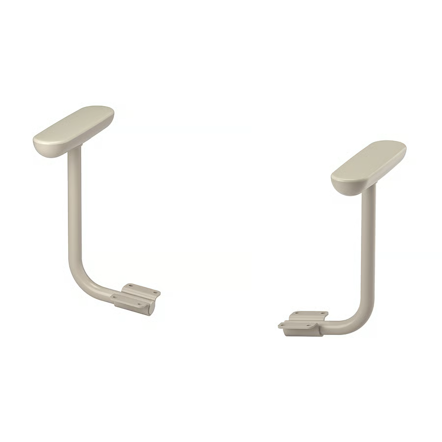 FLINTAN pair of armrest, beige, 10492200