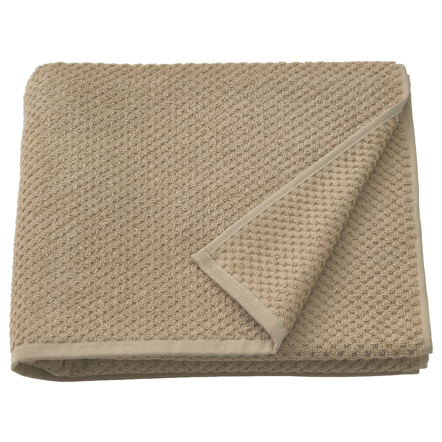 GULVIAL Bath towel, beige, 70x140 cm, 40579683