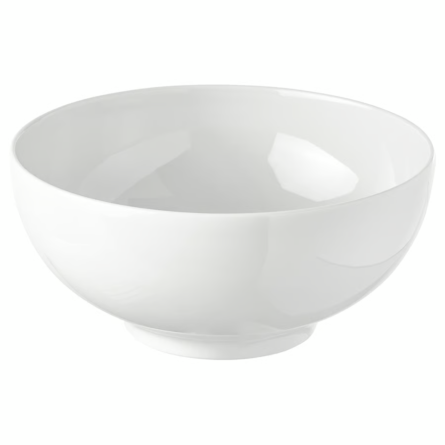 IKEA 365+ Bowl, rounded sides white, 19 cm, 50468137