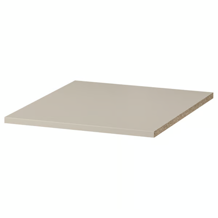 KOMPLEMENT Shelf, grey-beige, 50x58 cm, 40509044 (Pre-order)