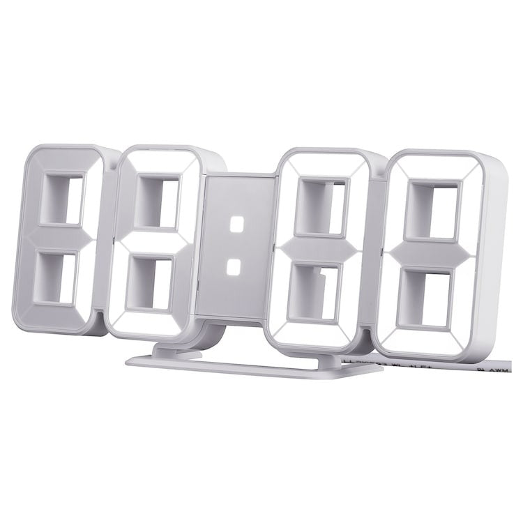 NOLLATTA Alarm clock, white, 70499350