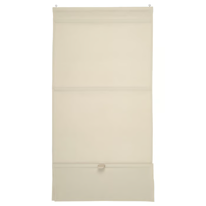 RINGBLOMMA Roman blind, beige, 60x160 cm