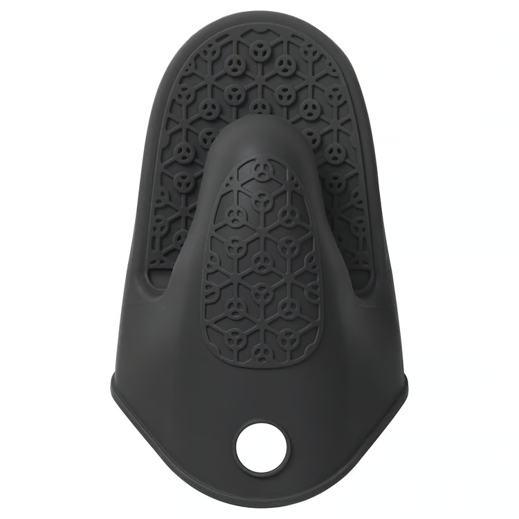 SANDVIVA oven glove, silicone/dark grey, 00587883