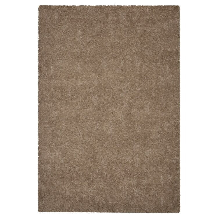 STOENSE Rug, low pile, beige, 133x195 cm, 10543624