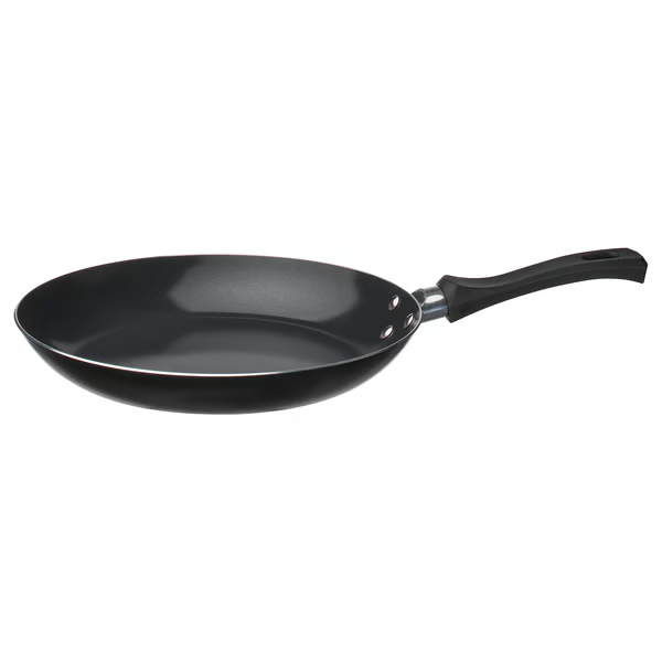TAGGHAJ Frying pan, non-stick coating black, 24 cm 20581154