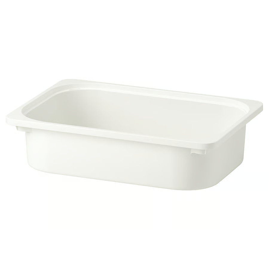 TROFAST storage box 42X30X10 cm white, 30582073