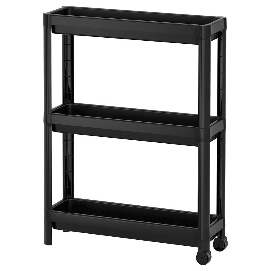 VESKEN Trolley, black, 54x18x71 cm, 30613908