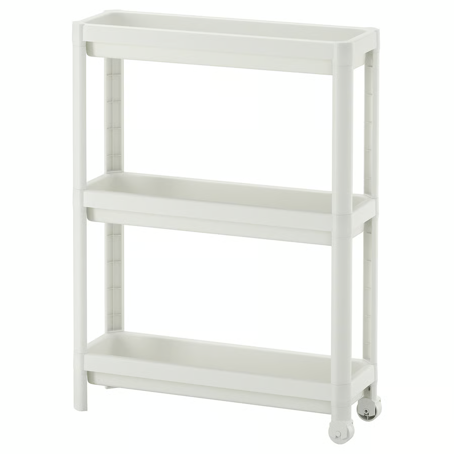 VESKEN Trolley, white, 54x18x71 cm, 10613909