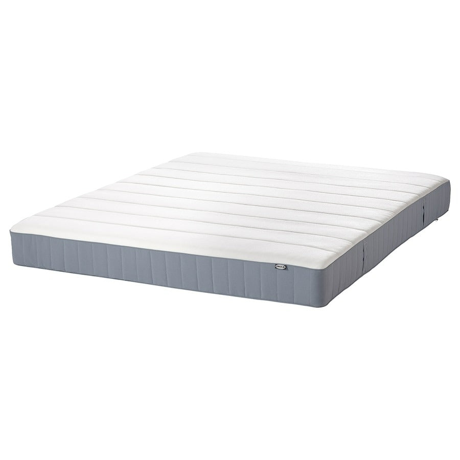 VESTEROY Pocket sprung mattress, firm/light blue, 150x200 cm, 20450643